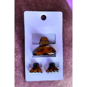 Kahverengi Mandal Toka Set