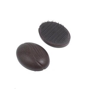 Kahverengi Taşınabilir Saç Tarama Fırçası/ Tarak