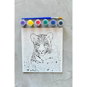 Kaplan Desenli Boyama Seti