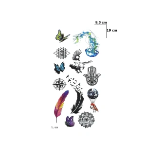 Karışık Dövme Geçici Tattoo