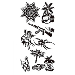 Karışık Dövme Geçici Tattoo