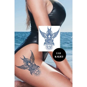 Karışık Figürlü 12 Saat Sonra Kararan Geçici Mini Dövme Tattoo