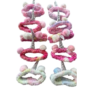 Karışık Renk 12li Unicorn Figürlü Saç Bandı