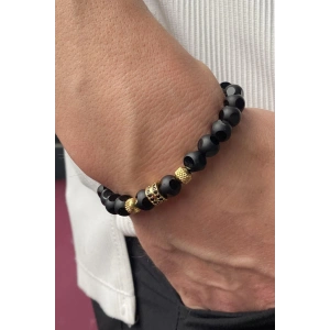 Karışık Renk Boncuk Erkek Bileklik