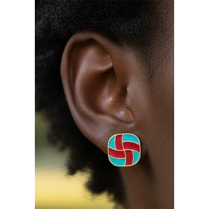 Karışık Renk Çelik Küpe (Çift)