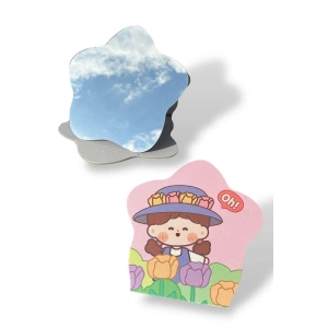 Karışık Renk Çocuk Figürlü Masa Aynası