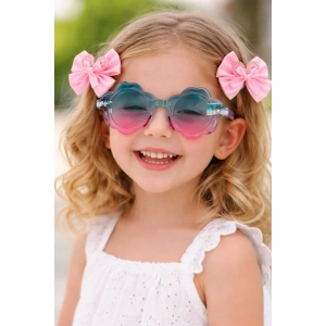 Karışık Renk Çocuk Yan Toka Ve Güneş Gözlüğü Set