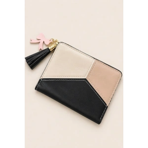 Karışık Renk Deri Kadın Cüzdan