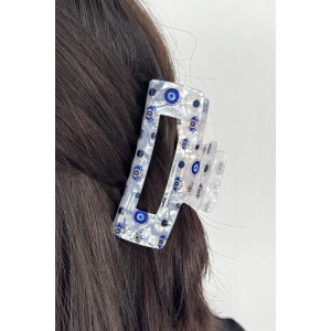 Karışık Renk Göz Figürlü Kemik Mandal Toka