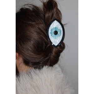 Karışık Renk Göz Figürlü Mandal Toka