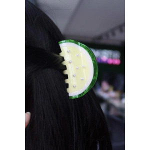 Karışık Renk İnci Detaylı Kemik Mandal Toka