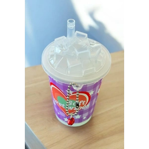 Karışık Renk Kalp Figürlü Anahtarlık Detaylı Kutulu Islak Mendil