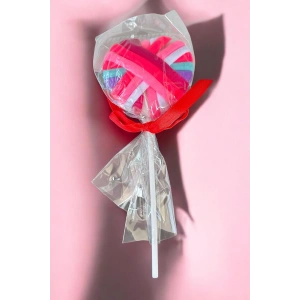 Karışık Renk Kalp Ve Lolipop Figürlü Lastik Toka Set