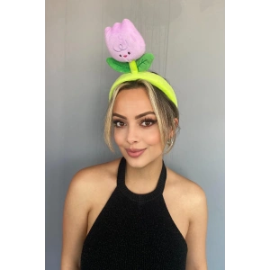 Karışık Renk Lale Figürlü Taç