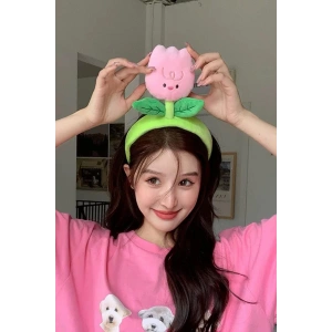 Karışık Renk Lale Figürlü Taç