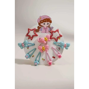 Karışık Renk Lastik Toka Ve Yan Toka Set