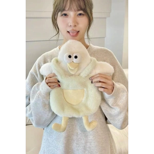 Karışık Renk Ördek Figürlü Peluş Sıcak Su Torbası