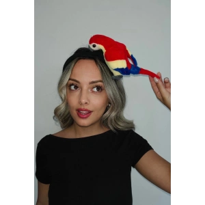 Karışık Renk Papağan Figürlü Taç