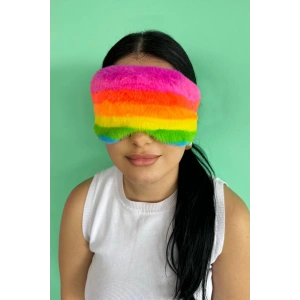 Karışık Renk Peluş Uyku Bandı