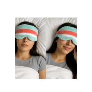 Karışık Renk Peluş Uyku Bandı