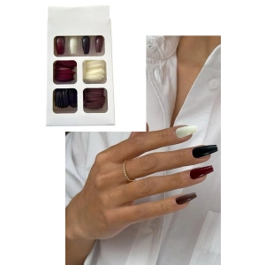 Karışık Renk Takma Tırnak Set