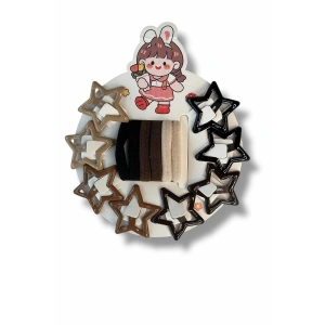 Karışık Renk Yan Ve Lastik Toka Set