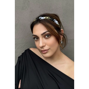 Karışık Renk Zincir Detaylı Taç