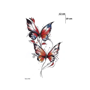 Kelebek Dövme Geçici Tattoo
