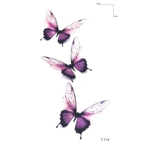 Kelebek Mini Geçici Dövme Tattoo