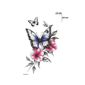 Kelebekler Geçici Dövme Tattoo