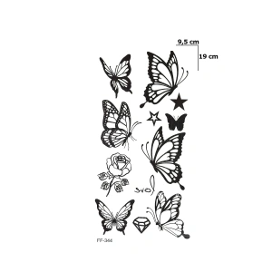 Kelebekler Geçici Dövme Tattoo