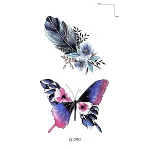 Kelebekler Mini Geçici Dövme Tattoo