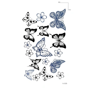 Kelebekler Mini Geçici Dövme Tattoo