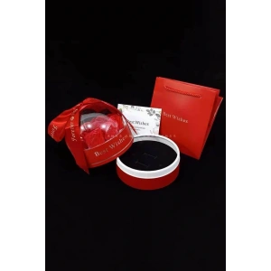 Kırmızı Renk Fanus İçinde Gül Takı Organizerli Hediye Kutusu