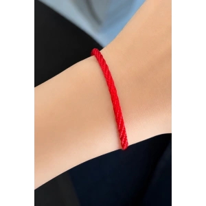 Kırmızı Renk Xuping İp Bileklik