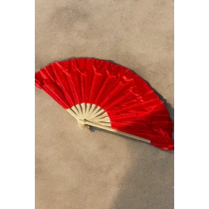 Kırmızı Renk Yelpaze (Büyük Boy)