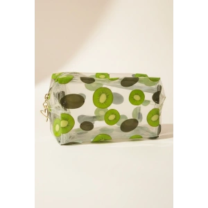 Kivi Figürlü Şeffaf Makyaj Çantası