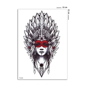 Kızılderili Geçici Dövme Tattoo