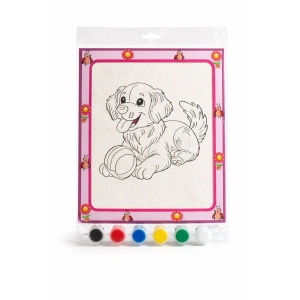 Köpek Desenli Boyama Seti
