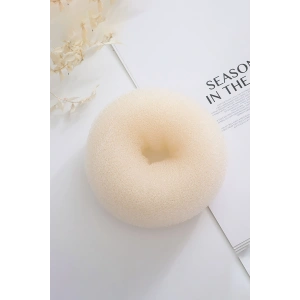 Krem Renk Sünger Topuz Tokası