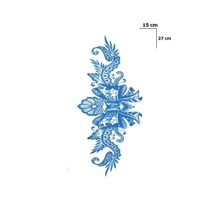 Kurdele Figürlü Sonradan Kararan Yarı Kalıcı Geçici Dövme Tattoo