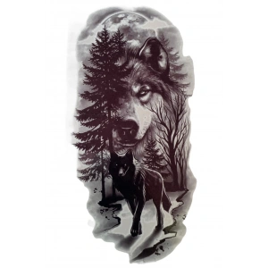 Kurt Figürlü Geçici Dövme Tattoo