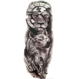 Kurt Saat Dövme Geçici Tattoo