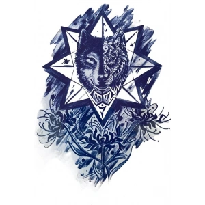Kurt Sonradan Kararan Yarı Kalıcı Geçici Dövme Tattoo