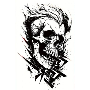 Kurukafa Geçici Dövme Tattoo