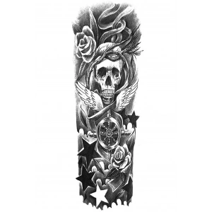 Kurukafa Kol Geçici Dövme Tattoo