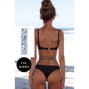 Kuş Figürlü 12 Saat Sonra Kararan Geçici Dövme Tattoo