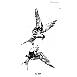 Kuş Mini Geçici Dövme Tattoo