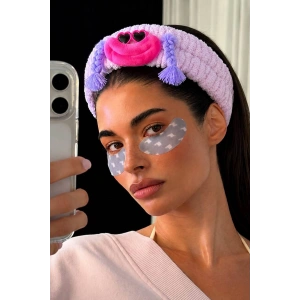 Lila  Renk Canavar Figürlü Peluş Saç Bandı