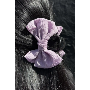 Lila Renk Kurdele Figürlü Mandal Toka